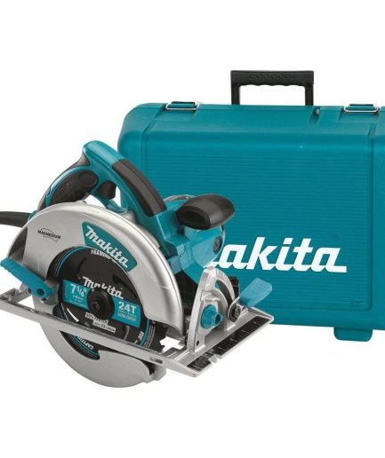 15 Amp 7-1/4 in. Corded Lightweight Magnesium Circular Saw with LED Light, Dust Blower, 24T Carbide blade, Hard Case 5007MG