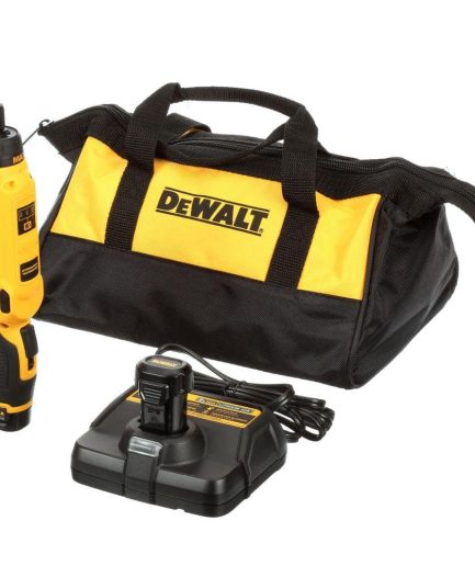 8V MAX Cordless Gyroscopic Screwdriver with Adjustable Handle, (2) 1.0Ah Batteries, Charger, and Bag DCF680N2