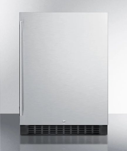24" Wide Built-In All-Refrigerator, Stainless Steel Cabinet
