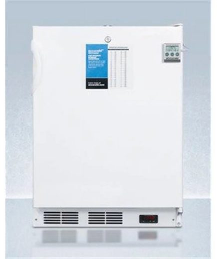 24 in. Wide Built-in ADA Height -25 deg C Manual Defrost All Freezer with Lock & Thermometer