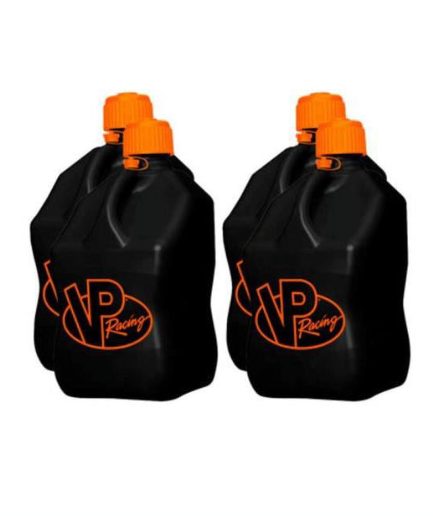 5.5 gal V-Twin Square Motorsports Jug - Black - Case of 4