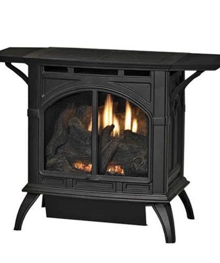 Empire VFD20CC70FN Heritage Cast Iron VF Stove - Natural Gas, Matte Black