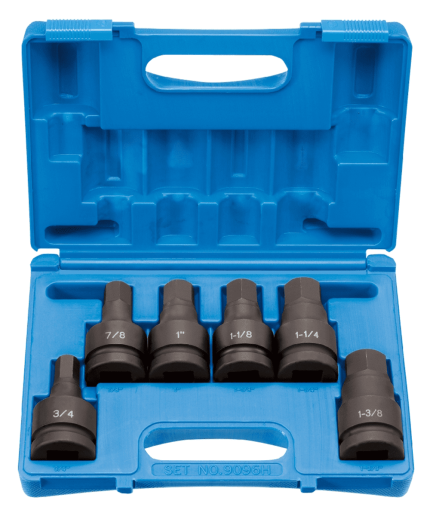1" Drive 6-Piece Hex Driver Set