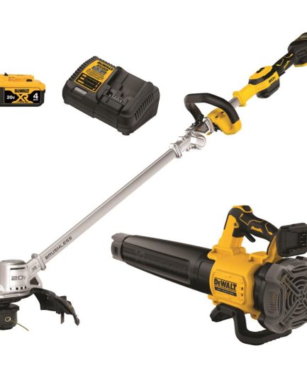 20V MAX* XR Brushless 14 in. Cordless Folding String Trimmer and Handheld Blower Combo Kit DCKO222M1 from