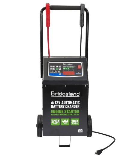 2/10/40/200A 6/12V Automatic Battery Charger with Engine Jump Start