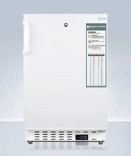 20" Wide Built-In Vaccine All-Freezer, ADA Compliant