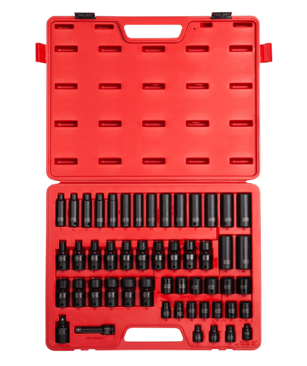 3/8" Drive 51 Piece Metric Impact Socket Set