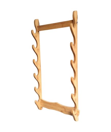 Solid Wood Wall Display Rack, Wall Mounted Bracket Hanger, Wooden Frame Rack, Horizontal Support for Room Dojo Tier