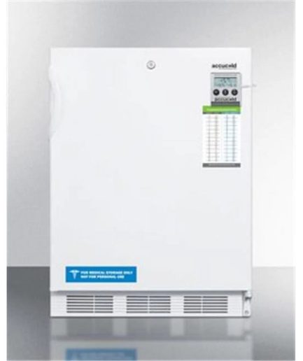 24 in. Wide Built-in ADA Height -25 deg C Manual Defrost All Freezer with Lock & Alarm