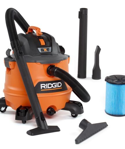 14 Gallon 6.0 Peak HP NXT Wet/Dry Shop Vacuum with Fine Dust Filter, Locking Hose and Accessories HD1400