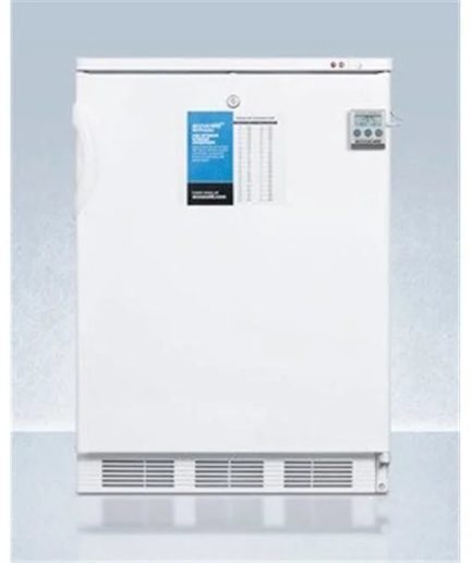 24 in. Wide Built-in -25 deg C Manual Defrost All Freezer with Lock & Thermometer