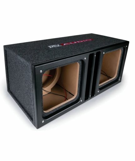MTX SLH12X2S 12" Sledgehammer Dual Square Unloaded Enclosure Subwoofers