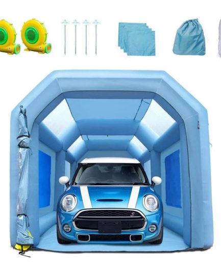 20 x 10 x 8 ft. Inflatable Paint Booth, Blue