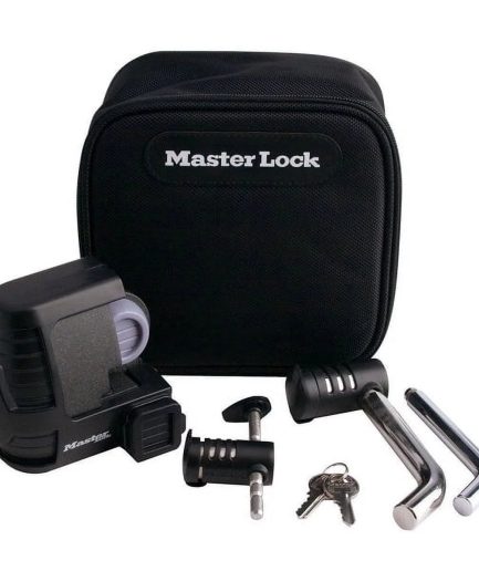 1 PC,Master Lock 3794DAT Trailer Coupler/Hitch Pin Lock Set, Black