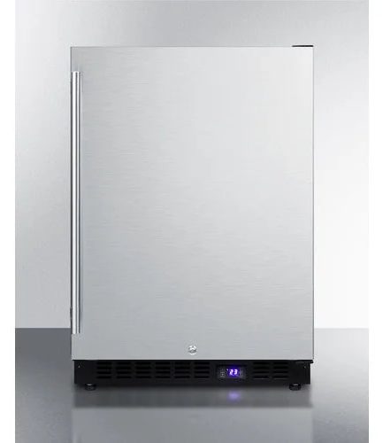 24" Wide Outdoor All-Freezer, Black Cabinet